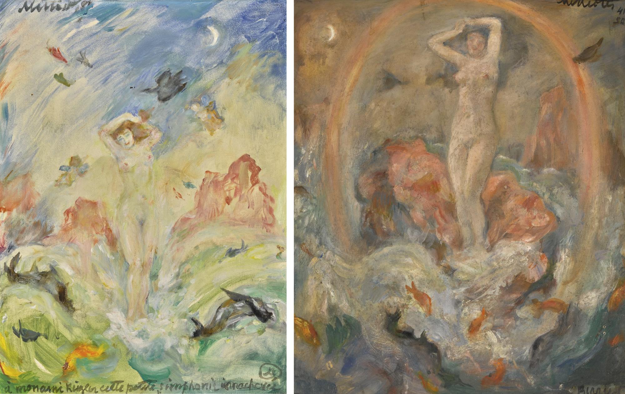 Nikolai Dmitrievich Milioti - Two Nymphs