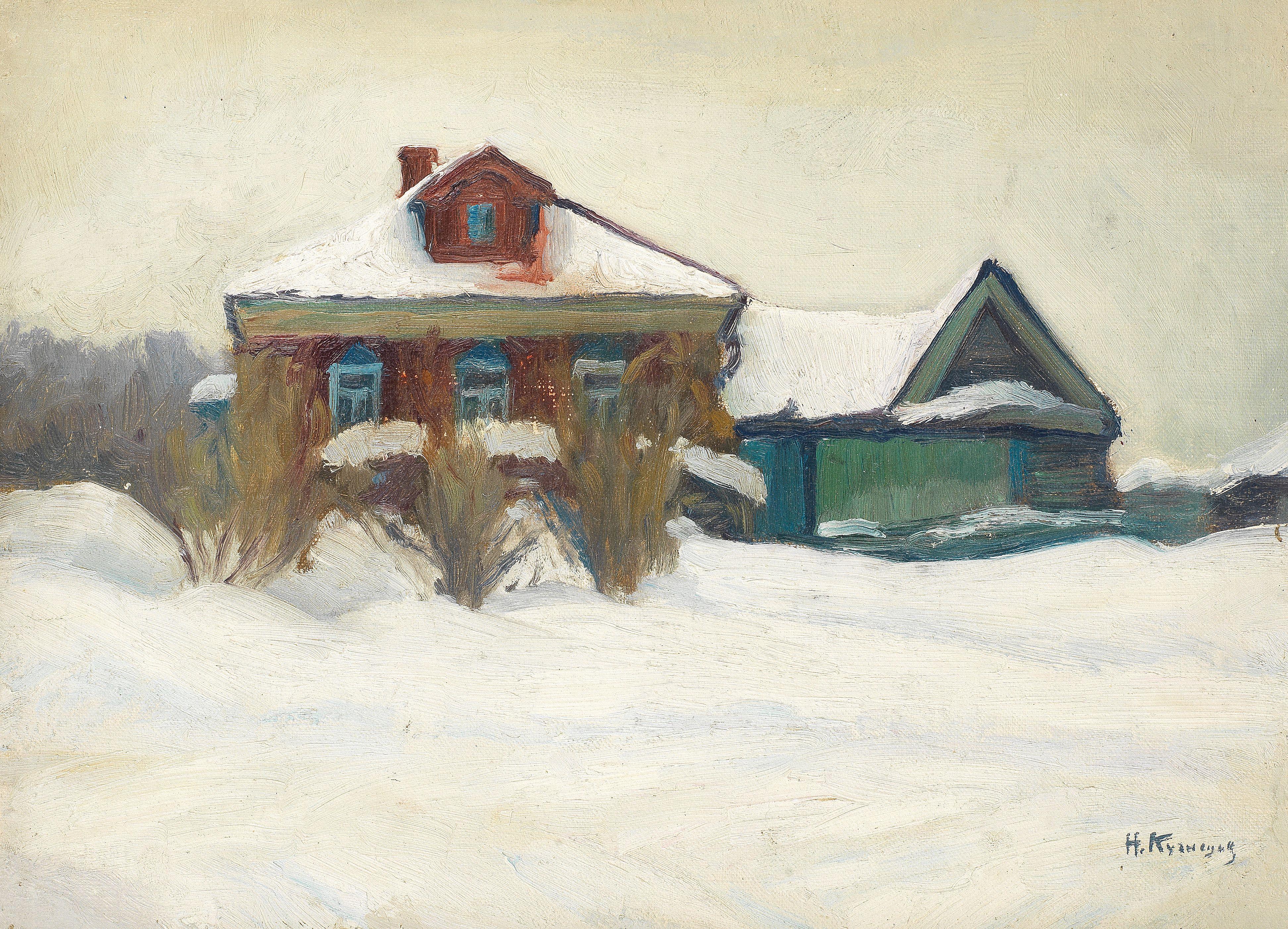 Nikolai Efimovich Kuznetsov - Bitz Village, 1922