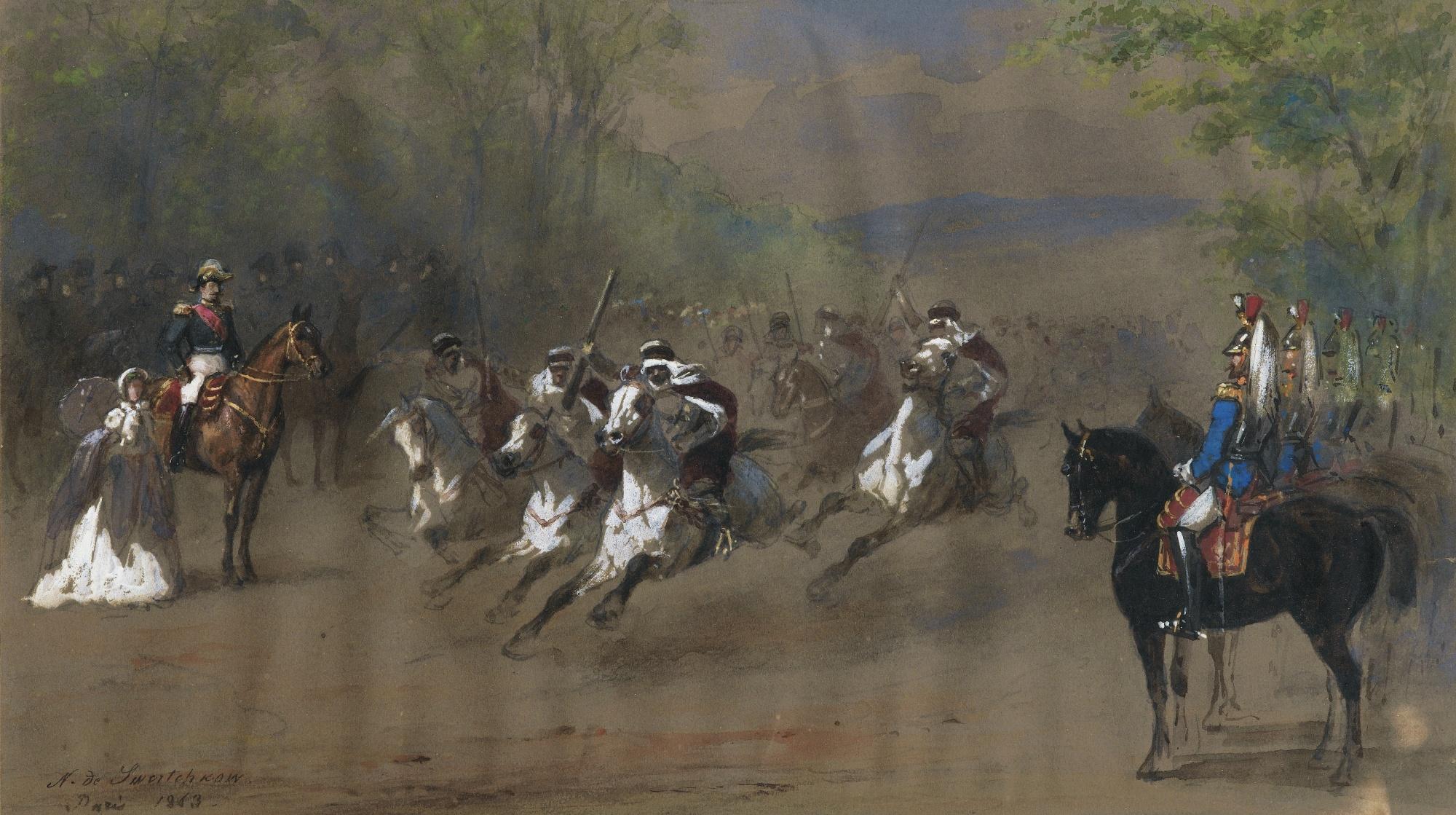 Nikolai Egorovich Sverchkov - Parade