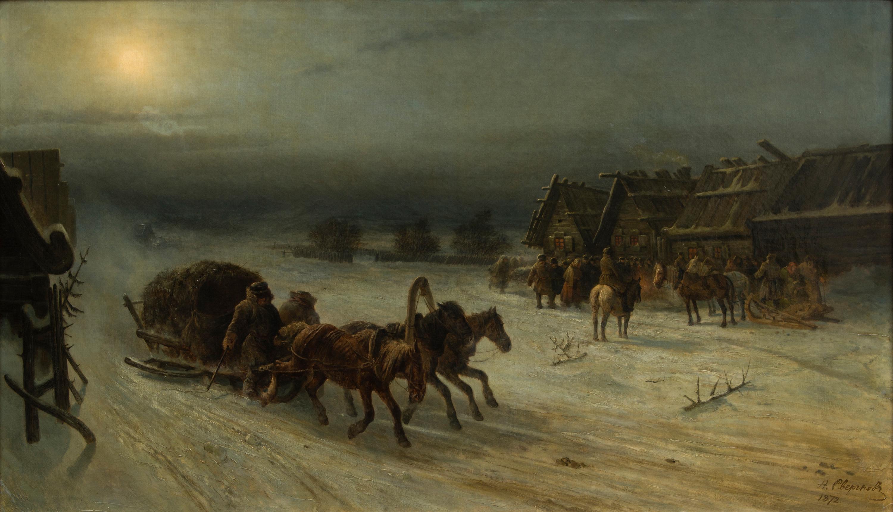 Nikolai Egorovich Sverchkov - Winter Troika.