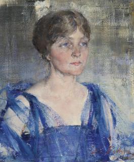 Nikolai Fechin - Portrait Of A Woman In Blue