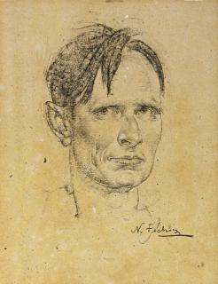 Nikolai Fechin - Portrait Of Christopher Isherwood