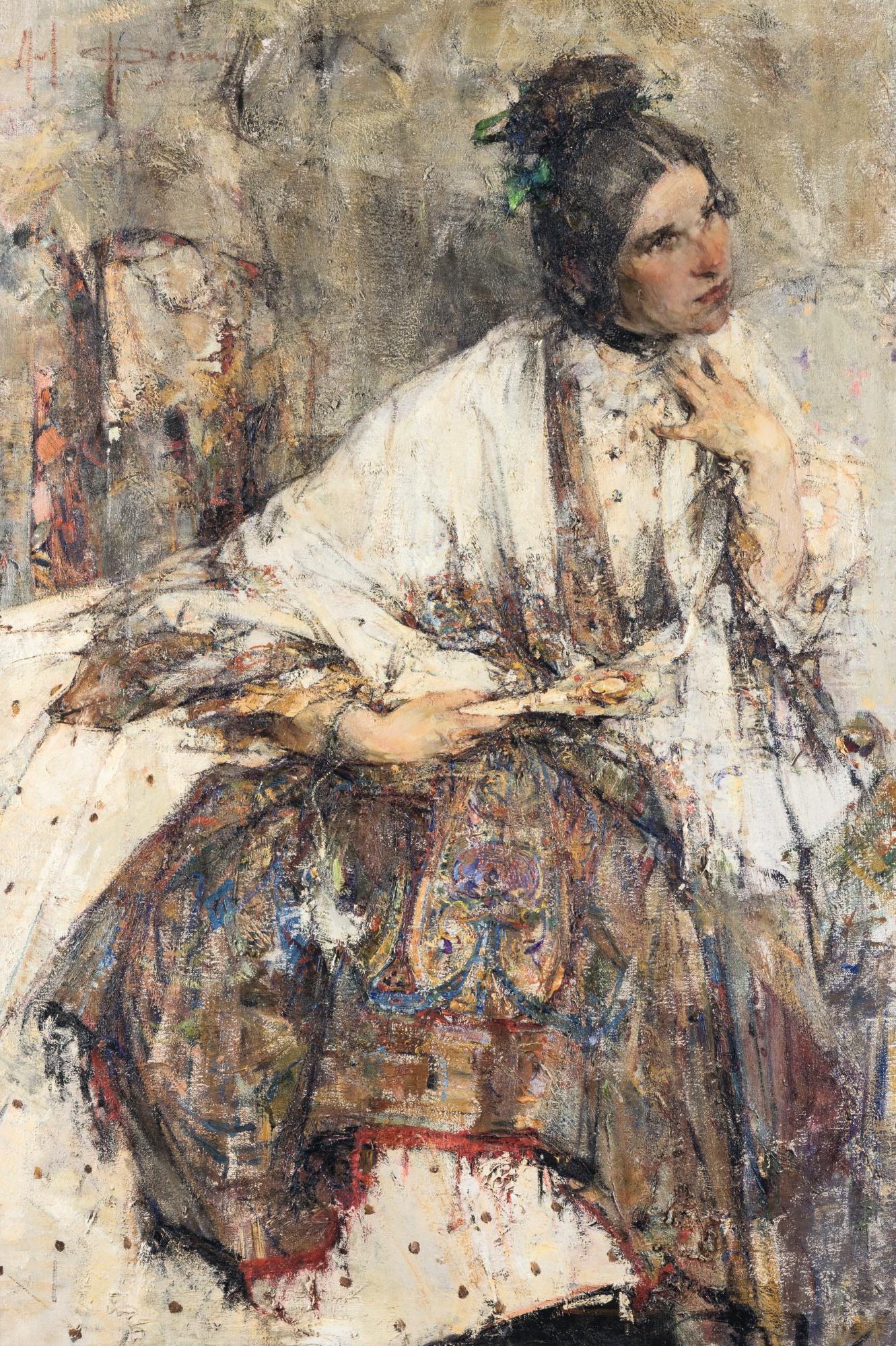 Nikolai Fechin - Portrait Of Nadezhda Sapozhnikova