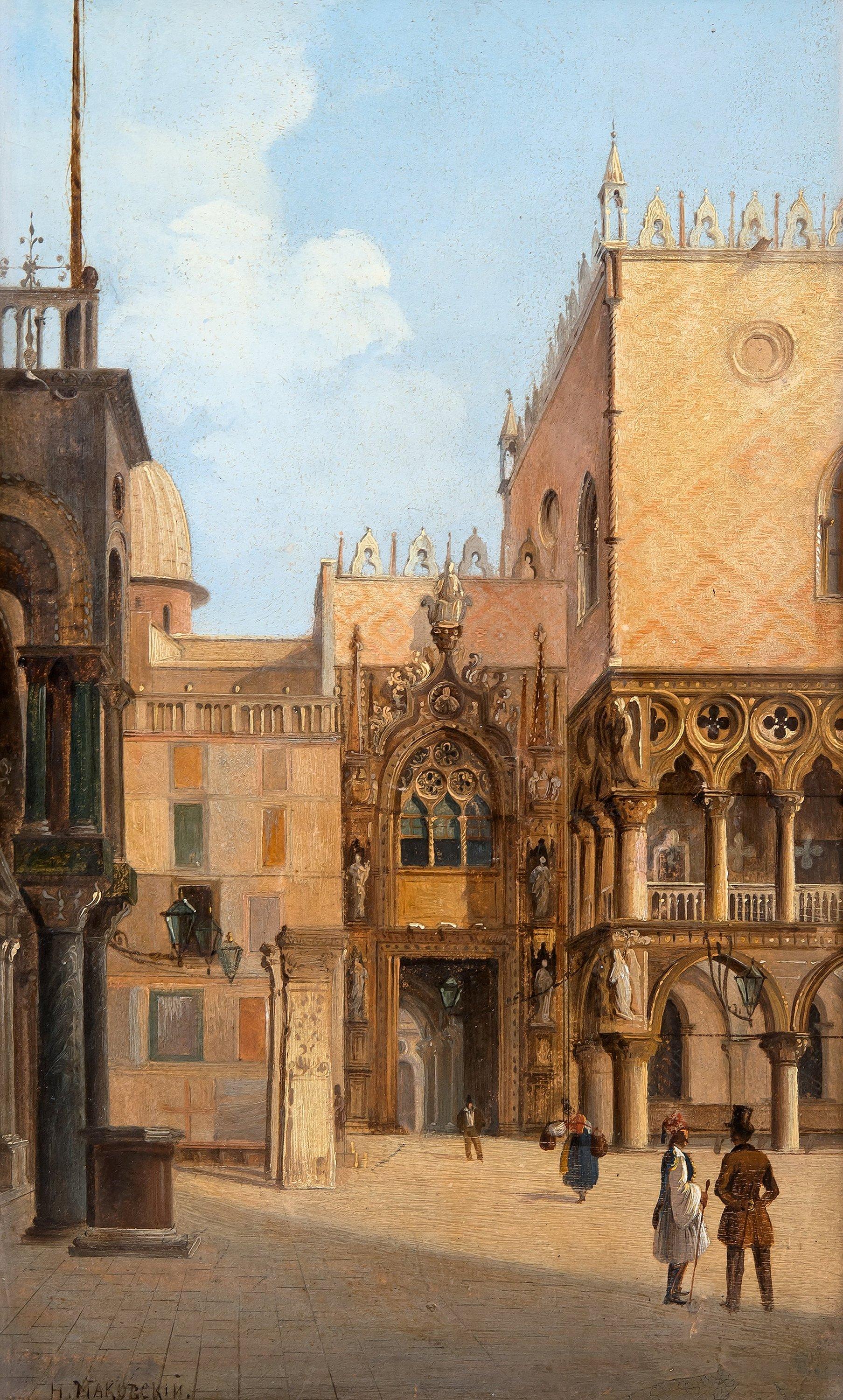 Nikolai Georgievich Makowski - San Marco, Venice.