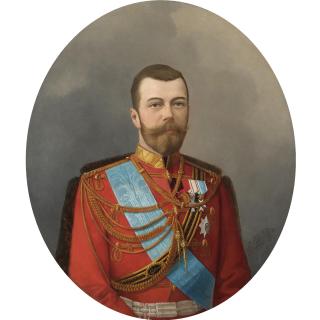 Nikolai Gustavovich Schilder - Portrait Of Tsar Nicholas Ii