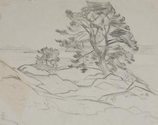 Nikolai Konstantinovich Rerikh - A Leaf From The Karelia Album