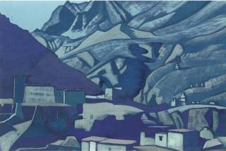 Nikolai Konstantinovich Rerikh - Blue Landscape