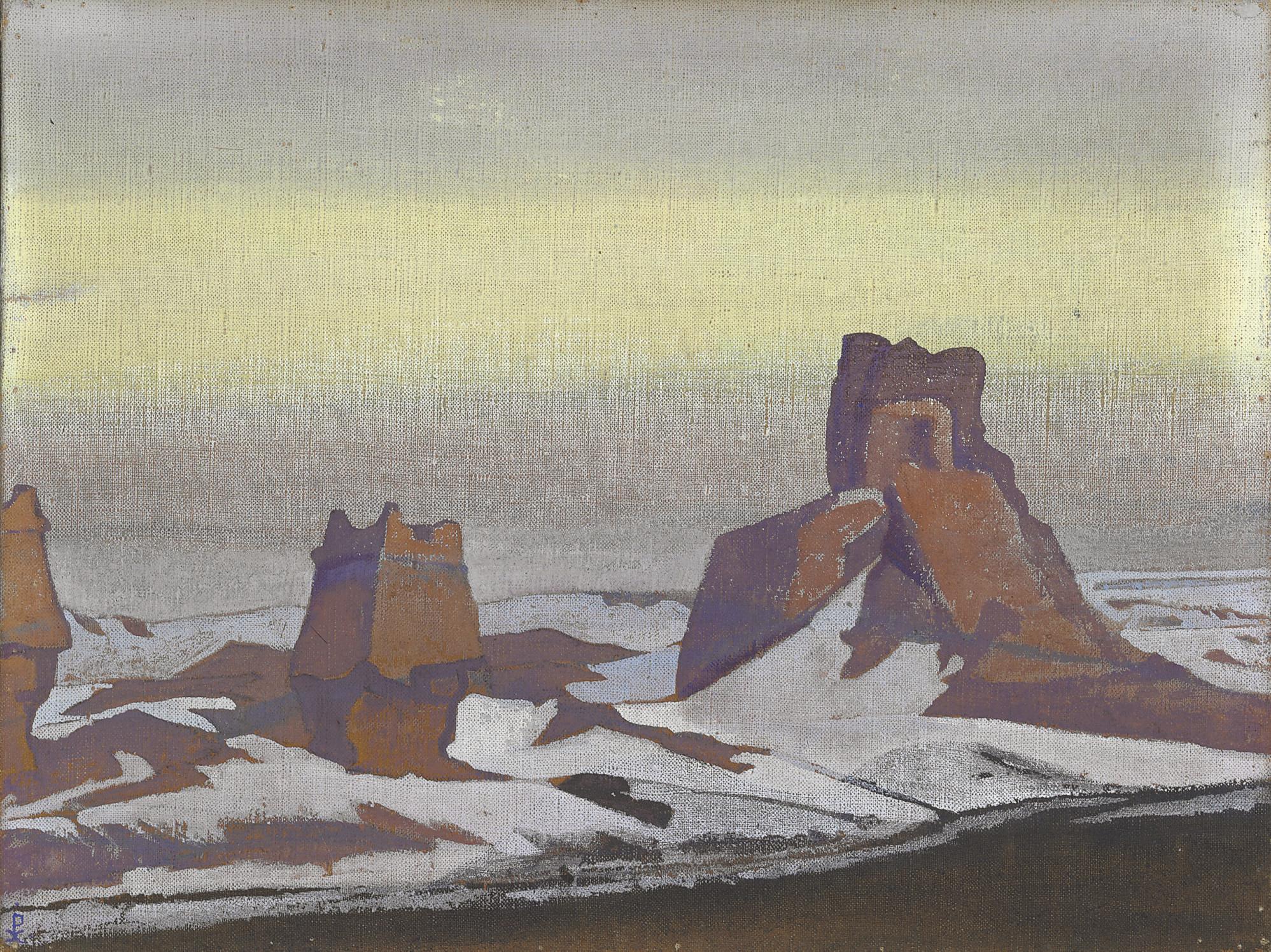 Nikolai Konstantinovich Rerikh - Ruins of A Chinese Fort