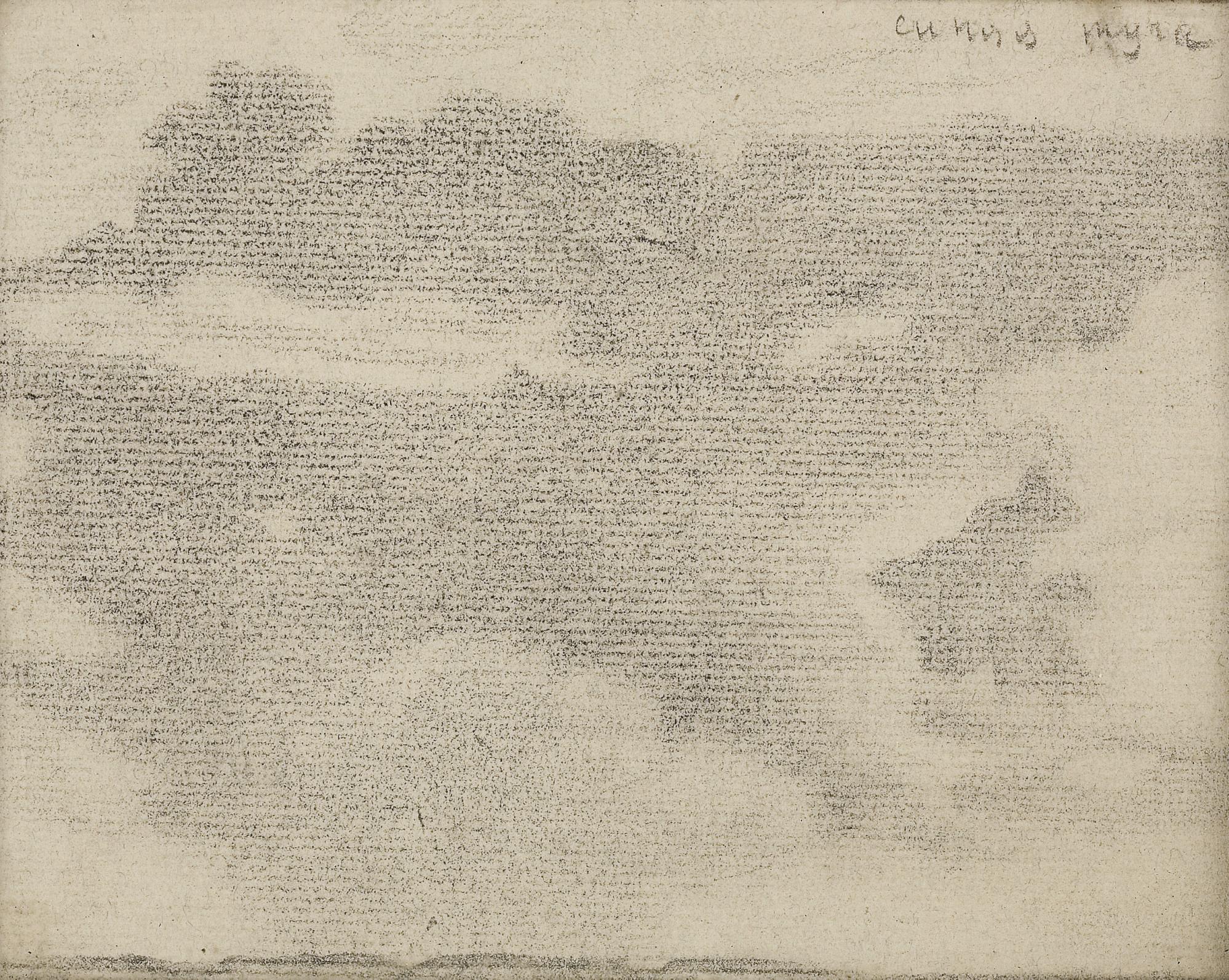 Nikolai Konstantinovich Rerikh - Sketch of Landscape And Clouds