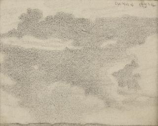 Nikolai Konstantinovich Rerikh - Sketch of Landscape And Clouds