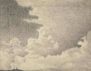 Nikolai Konstantinovich Rerikh - Sketch of Landscape And Clouds