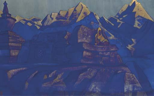 Nikolai Konstantinovich Rerikh - Tsong-Kha-Pa, From The Series Banners of The East