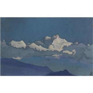 Nikolai Konstantinovich Roerich - Above The Clouds, Himalayas