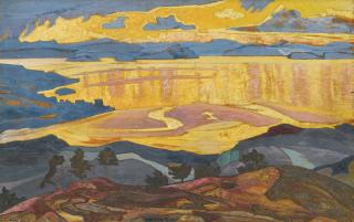 Nikolai Konstantinovich Roerich - Before The Rain 