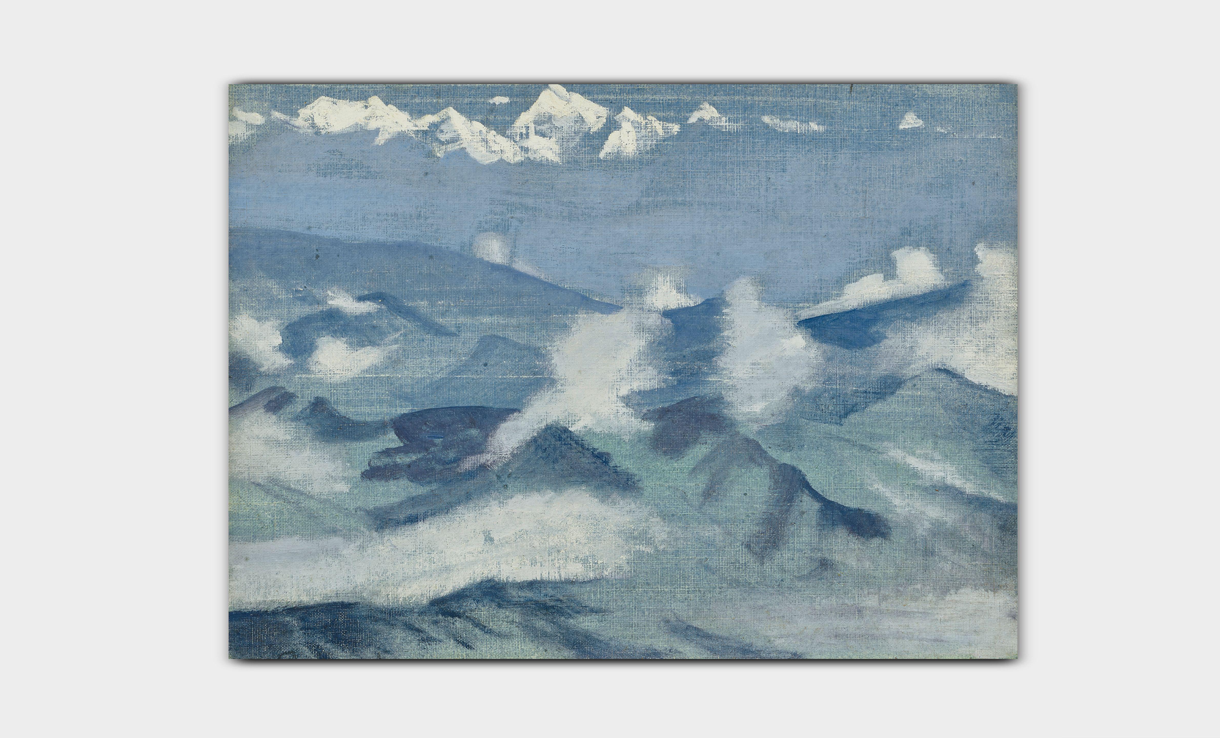 Nikolai Konstantinovich Roerich - \'Kanchenjunga\', from the Himalayan series, 1924