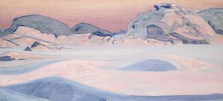 Nikolai Konstantinovich Roerich - Karelia, Evening Snow
