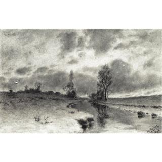 Nikolai Konstantinovich Roerich - River Landscape