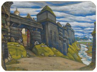 Nikolai Konstantinovich Roerich - Set Design For Prince Igor
