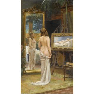 Nikolai Kornilievich Bodarevsky - Nude In The Studio