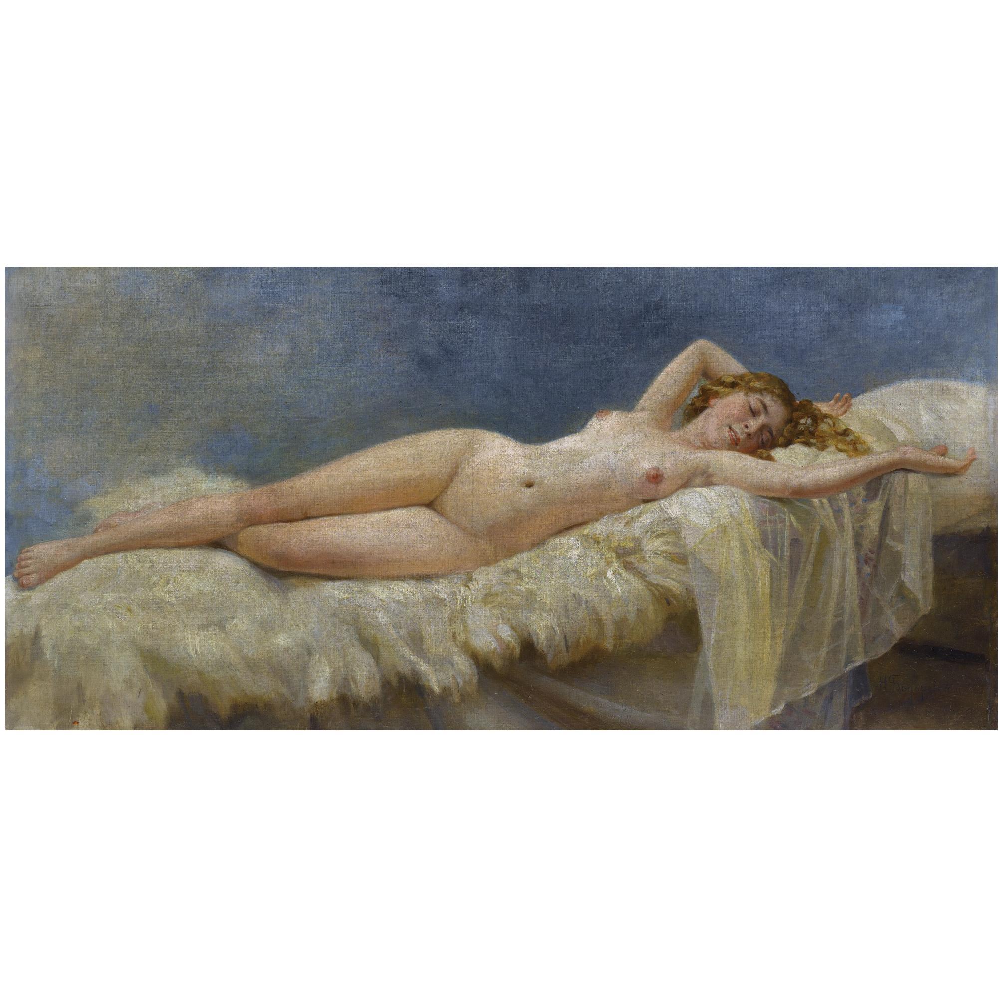 Nikolai Kornilievich Bodarevsky - Reclining Nude