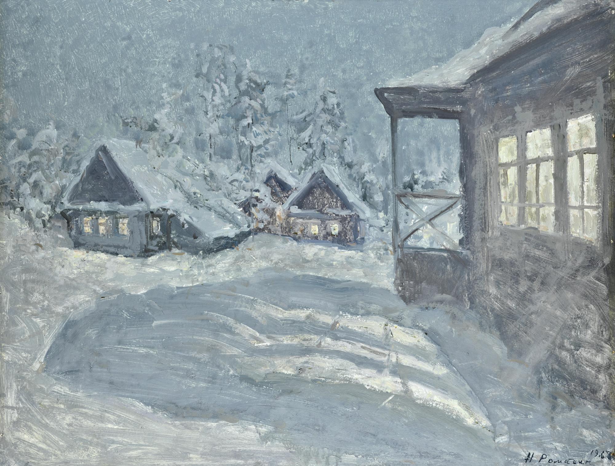 Nikolai Mikhailovich Romadin - New Year\'S Night