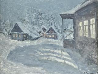 Nikolai Mikhailovich Romadin - New Year\'S Night