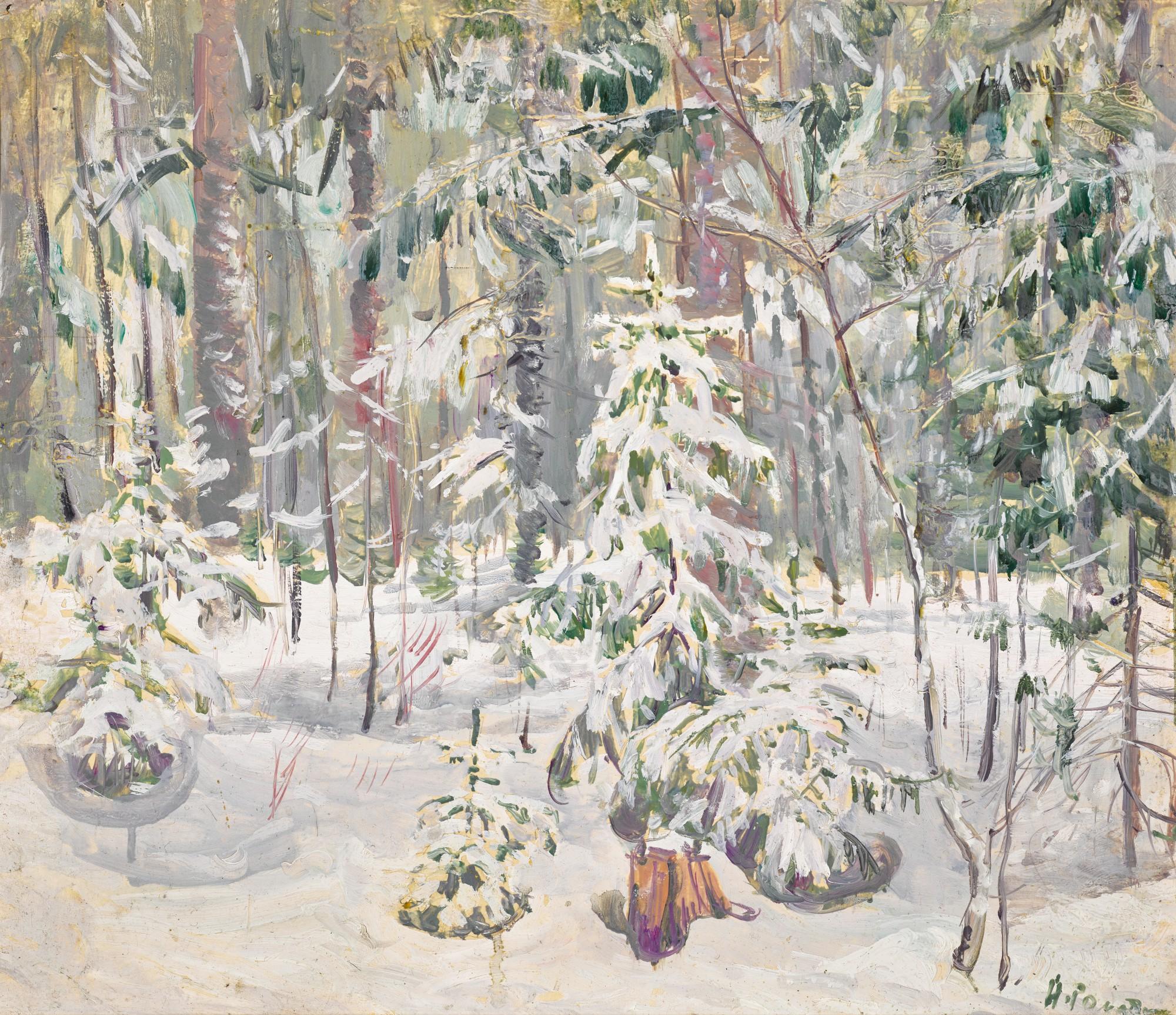 Nikolai Mikhailovich Romadin - Winter Forest