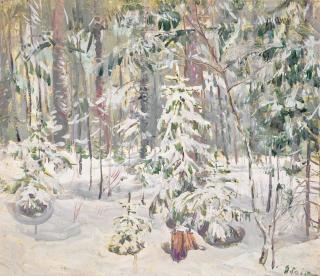 Nikolai Mikhailovich Romadin - Winter Forest