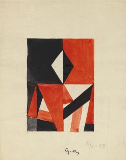 Nikolai Mikhailovich Suetin - Red And Black Composition