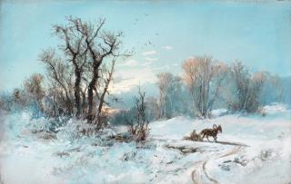 Nikolai Nikolaevich Karazin - Winter scene