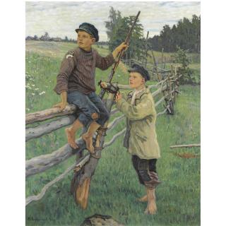 Nikolai Petrovich Bogdanov-Belsky - Country Boys