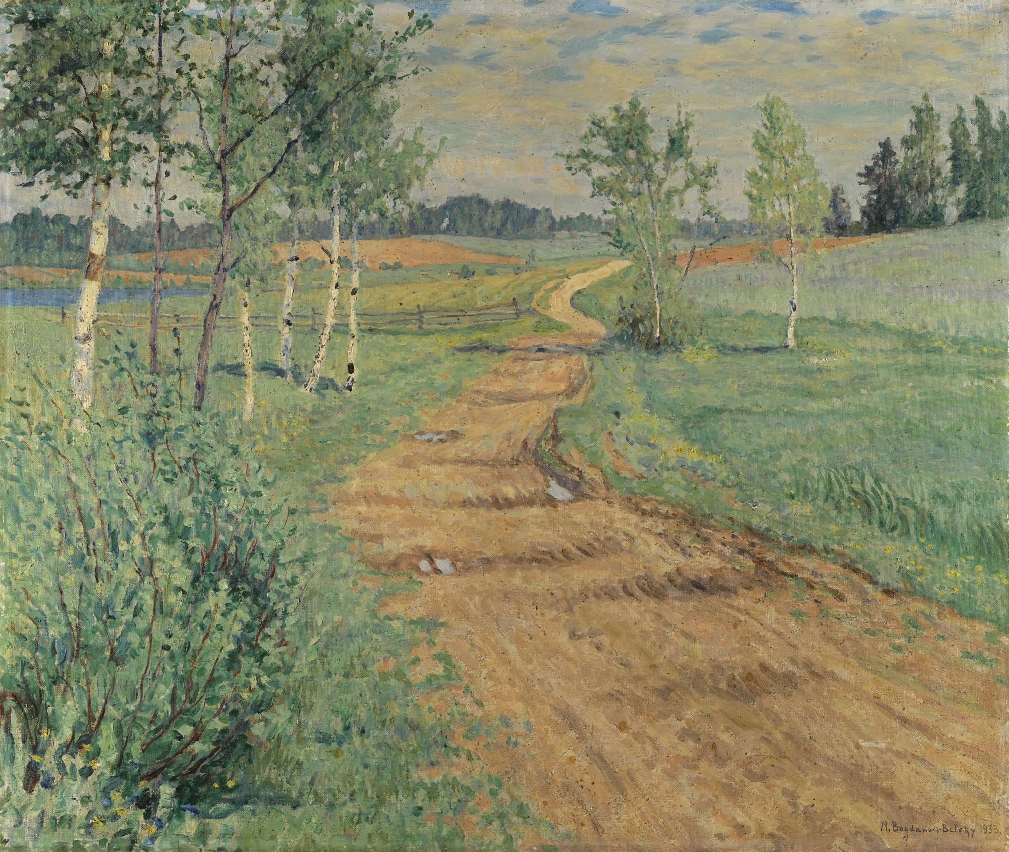 Nikolai Petrovich Bogdanov-Belsky - Country Path