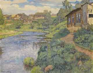 Nikolai Petrovich Bogdanov-Belsky - The Village Stream