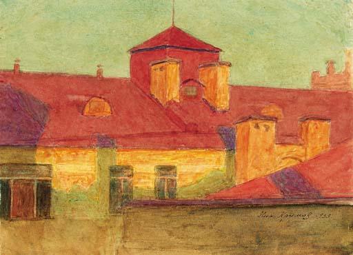 Nikolai Petrovich Krymov - View of a Building