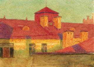 Nikolai Petrovich Krymov - View of a Building