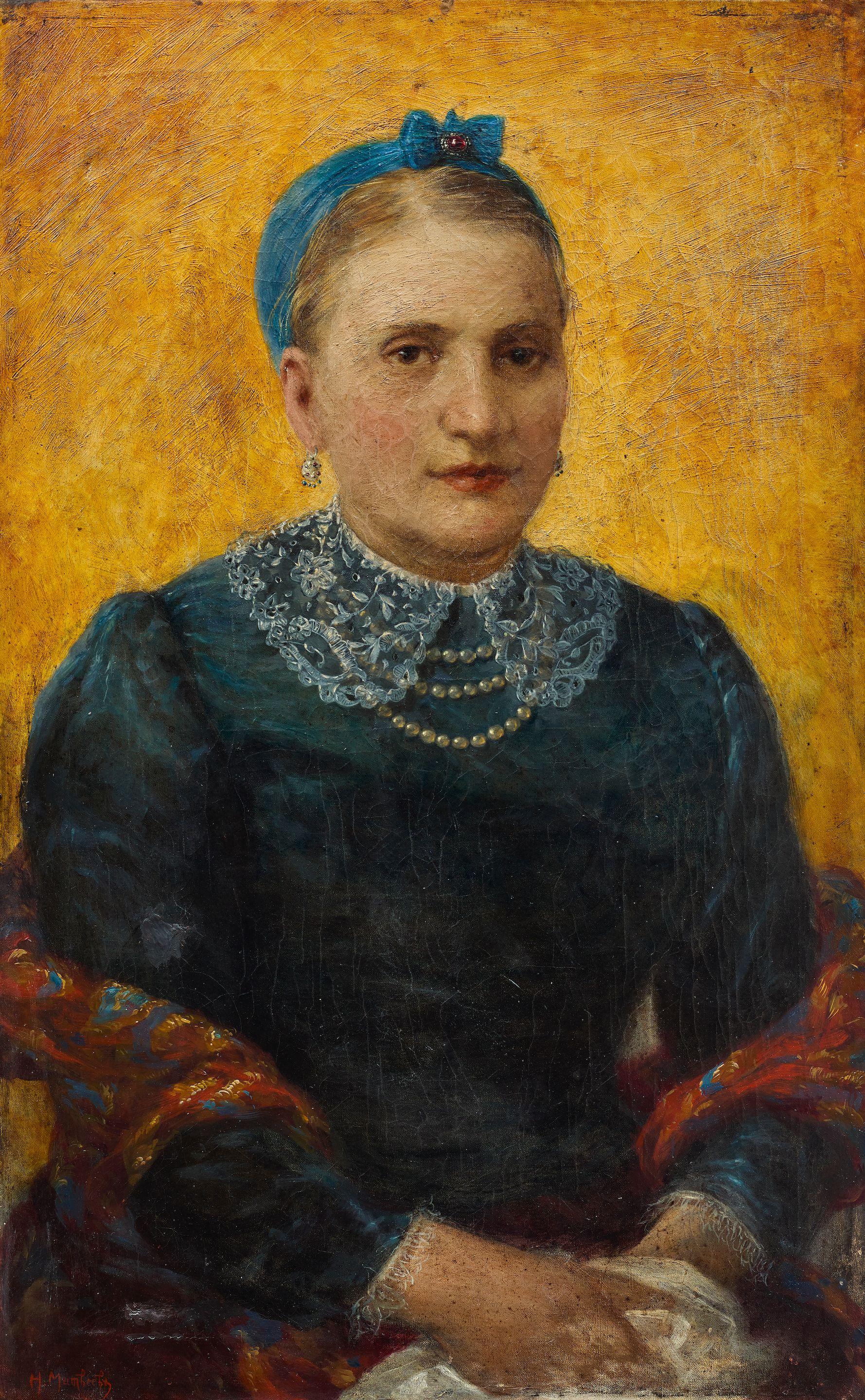 Nikolai Sergeevich Matveev - Portrait of a Russian lady