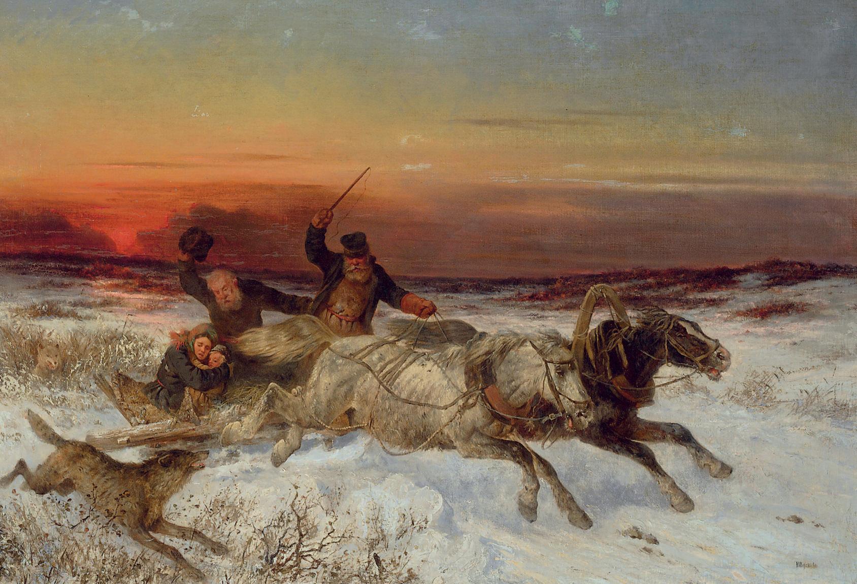 Nikolai Sverchkov - Fending off the wolves