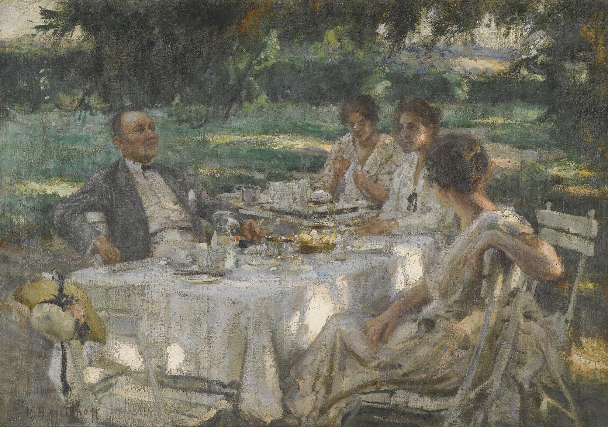 Nikolai Vasilievich Kharitonov - Tea In The Garden