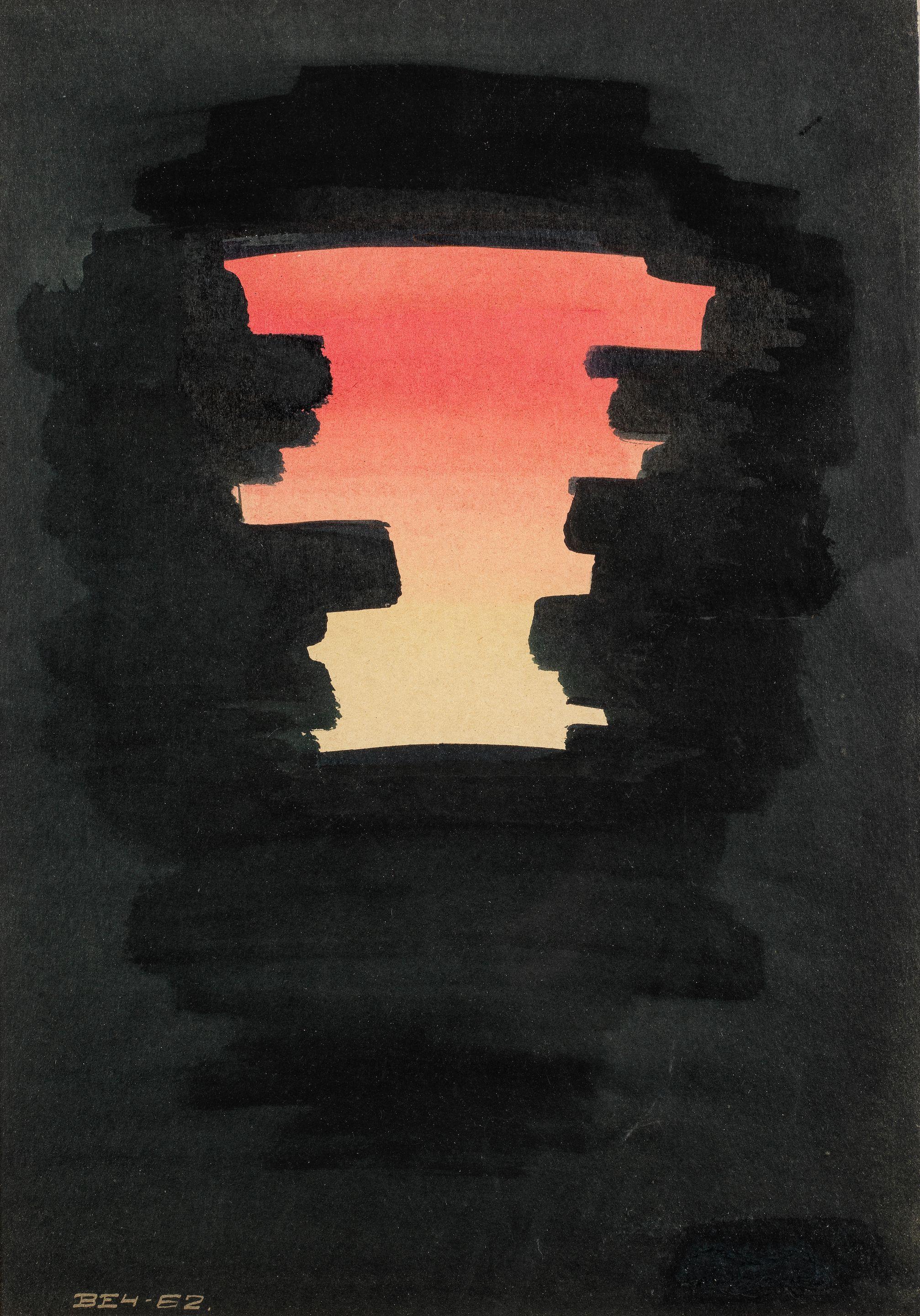 Nikolai Vechtomov - Deux aquarelles abstraites, 1962/ Two abstract watercolours, 1962