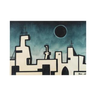 Nikolai Vechtomov - Ville de l\'Est/ Eastern town