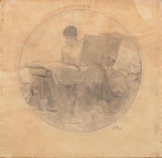 Nikolaos Gyzis - Allegory of painting