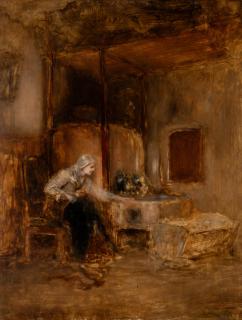 Nikolaos Gyzis - Mère au berceau