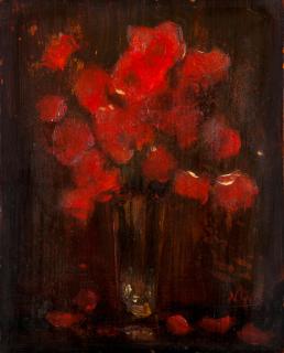 Nikolaos Gyzis - Red roses