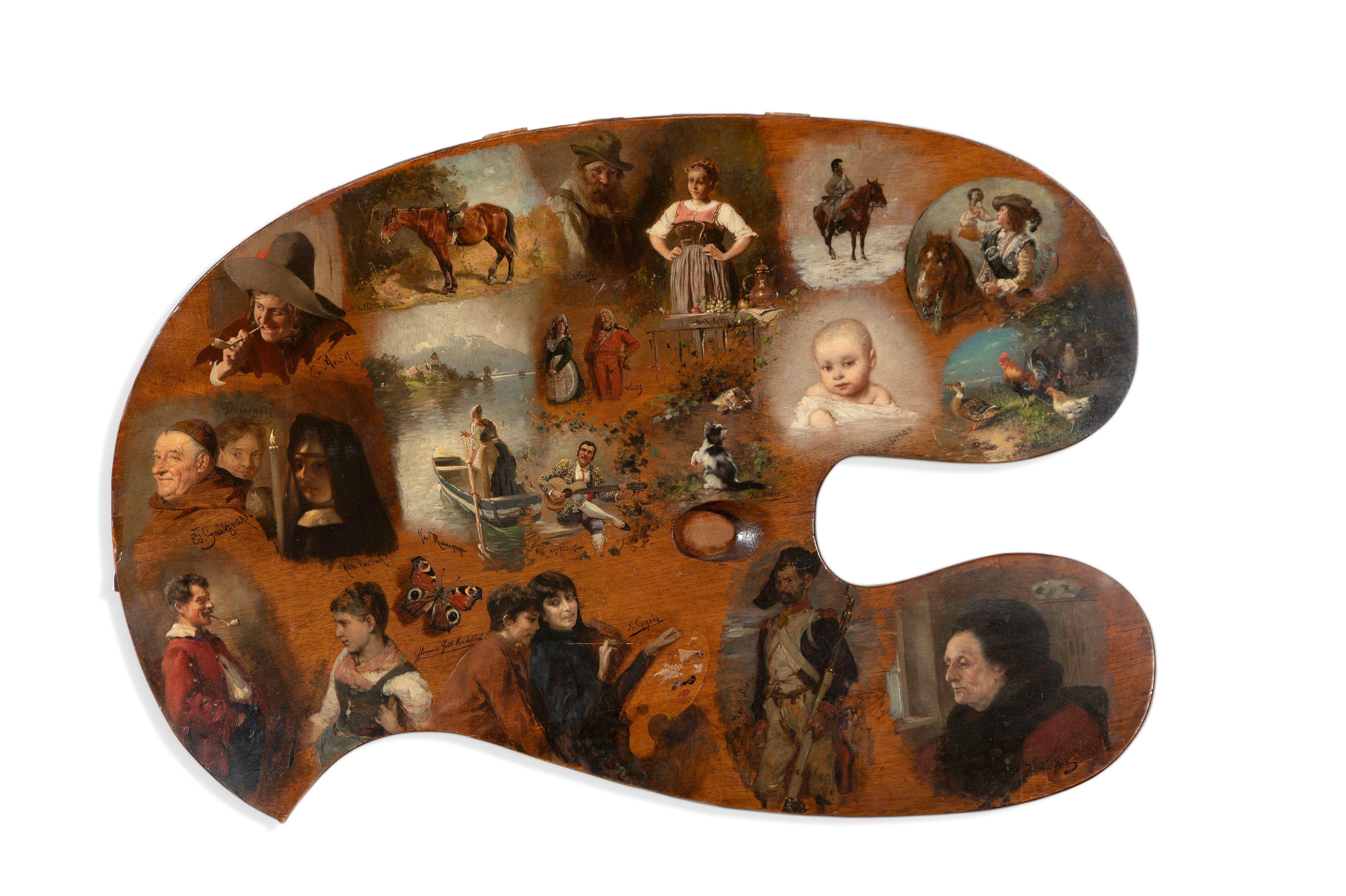 Nikolaos Gyzis - The palette of the artist