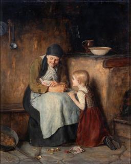 Nikolaos Gyzis - Un moment tendre