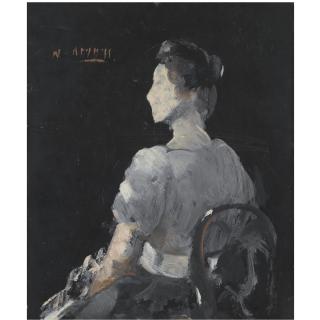 Nikolaos Lytras - Greek Seated Young Girl