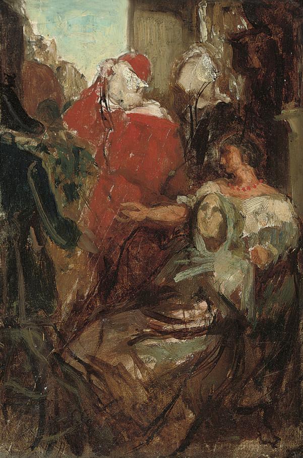 Nikolaus Gysis - A cardinal giving his blessings
