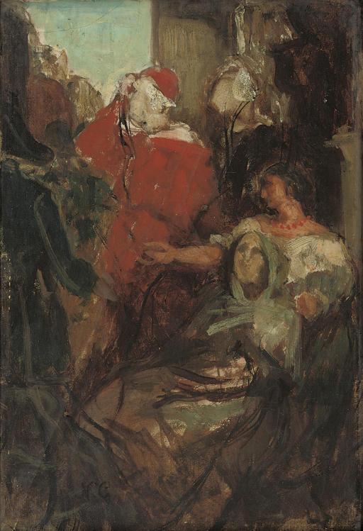 Nikolaus Gysis - A cardinal giving his blessings