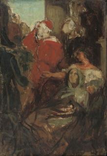 Nikolaus Gysis - A cardinal giving his blessings