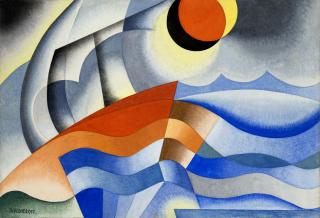 Nikolay Diulgheroff - Paesaggio marino